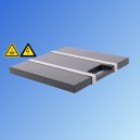 GPE- Podkład kwadratowy pod stopy stabilizatorów podnośników koszowych przewodzący elektryczność
