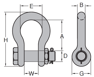 YOKE 8-808 Szakla okrągła ze stali stopowej