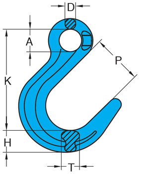 YOKE X-047 Hak kontenerowy klasy 10