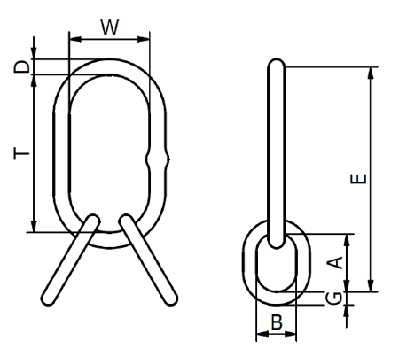 Ogniwa zbiorcze SG klasy 8 wg PN-EN 1677-4 rys.