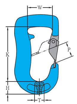 YOKE X-032 Hak do zawiesi wężowych klasy 10